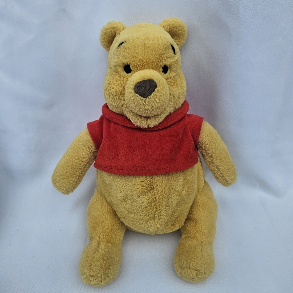 Disney Winnie the Pooh Medium Plush 11” Sitting Disney Store Soft